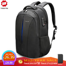 Load image into Gallery viewer, Tigernu Waterproof 15.6inch Laptop Backpack NO Key TSA Anti Theft Men Backpacks Travel Teenage Backpack bag male bagpack mochila